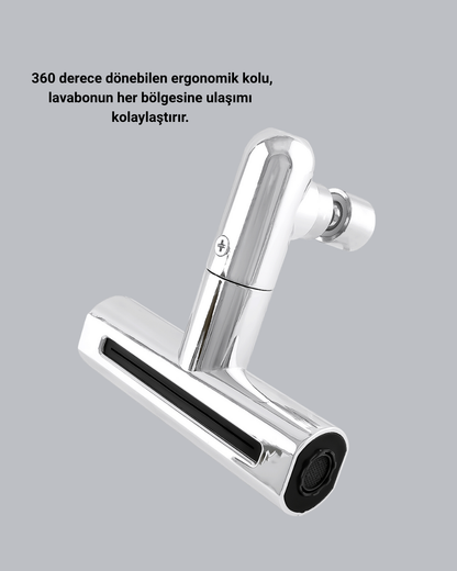 ABS Pirinç Alaşımlı Musluk Başlığı 4 Modlu 360° Dönebilen ve Ekonomik