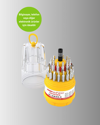 Elektronik Tamir Tornavida Seti Ateşe Dayanıklı ve Ergonomik
