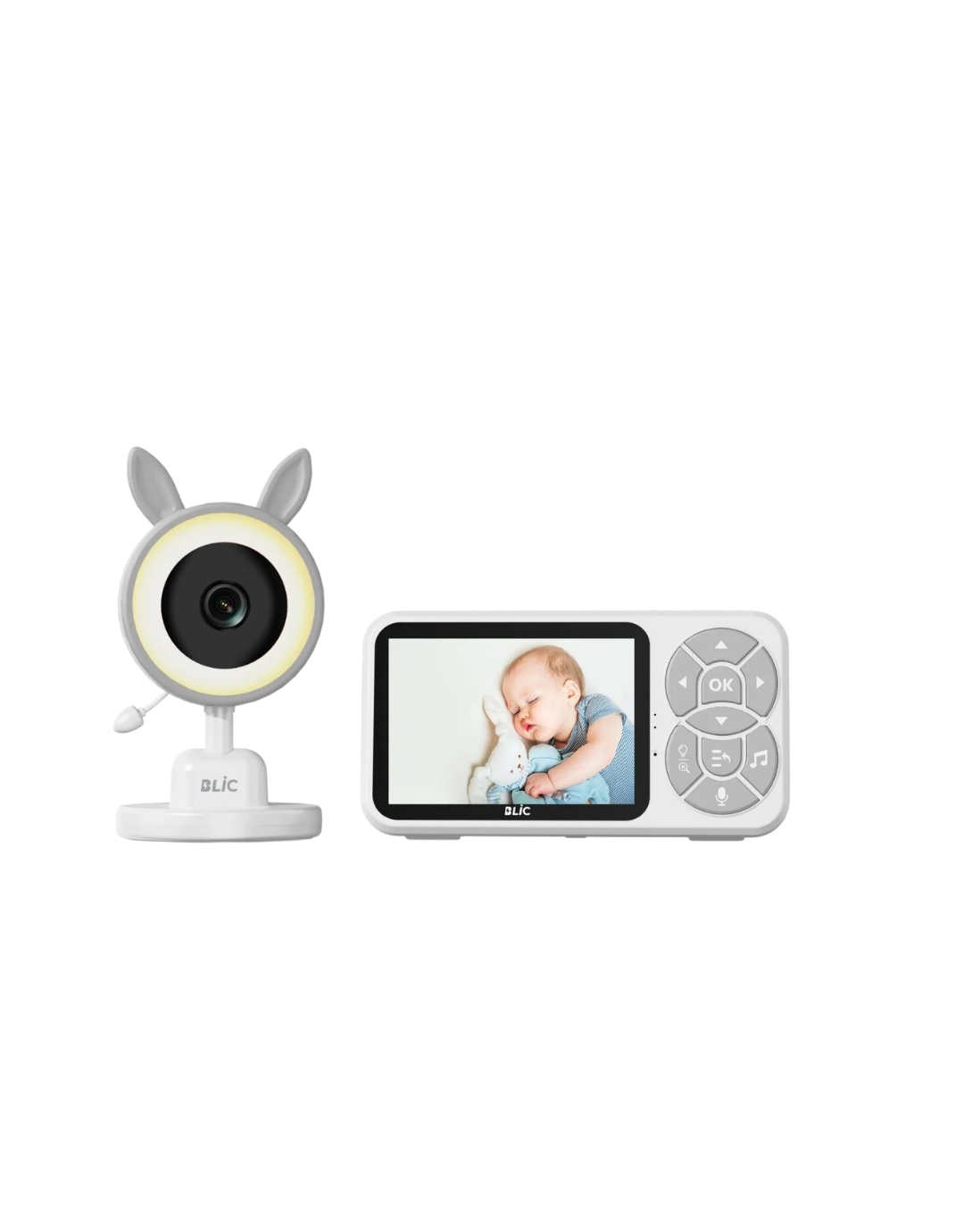 LCD Ekranlı Bebek İzleme Kamerası Ninnili Gece Görüşlü Güvenlik Sistemi Yeni Nesil