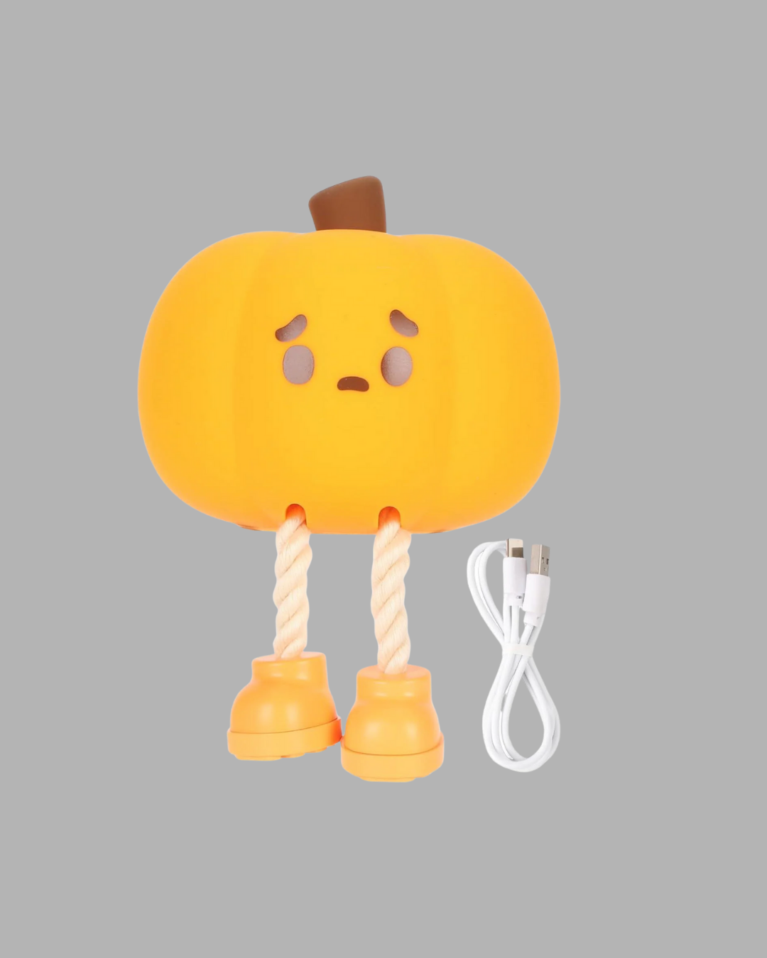 Pumpkin LED Night Light Dokunmatik Şarjlı Silikon Gece Lambası Yeni Nesil
