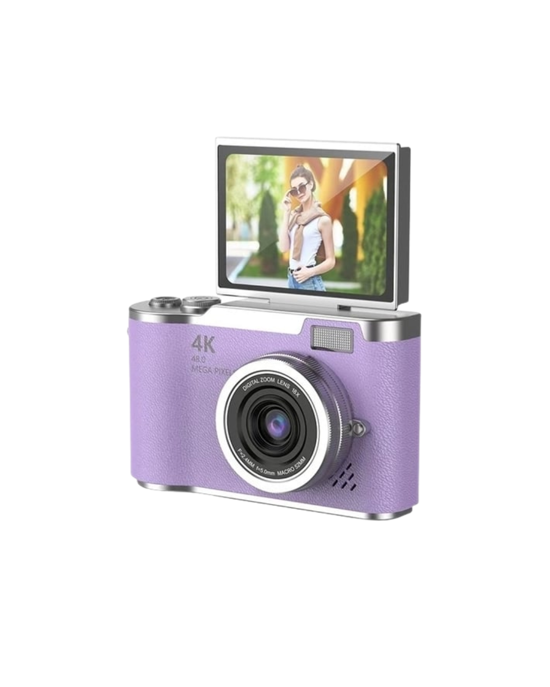 48 MP Dijital Fotoğraf Makinesi 4K Video Flip Ekranlı Kompakt