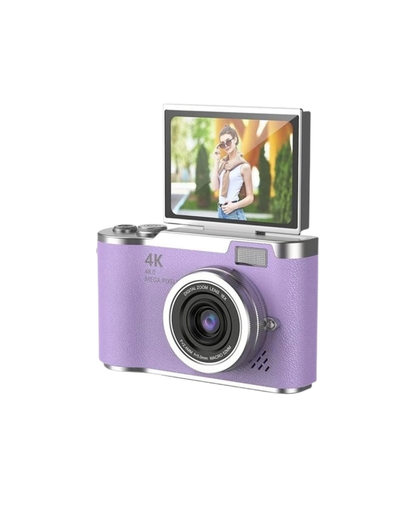 48 MP Dijital Fotoğraf Makinesi 4K Video Flip Ekranlı Kompakt