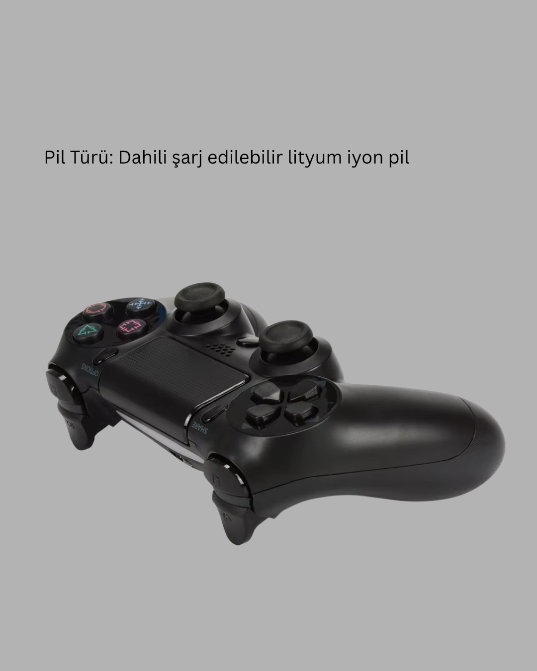 PS4 Uyumlu Kablosuz Oyun Kolu – Titreşimli, Şarjlı ve Ergonomik Yeni Nesil