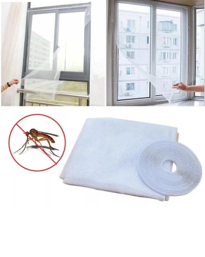Pencere Sineklik Tülü 100x150 CM Çift Taraflı Bant Hediyeli Kesilebilir Tül Sineklik Seti