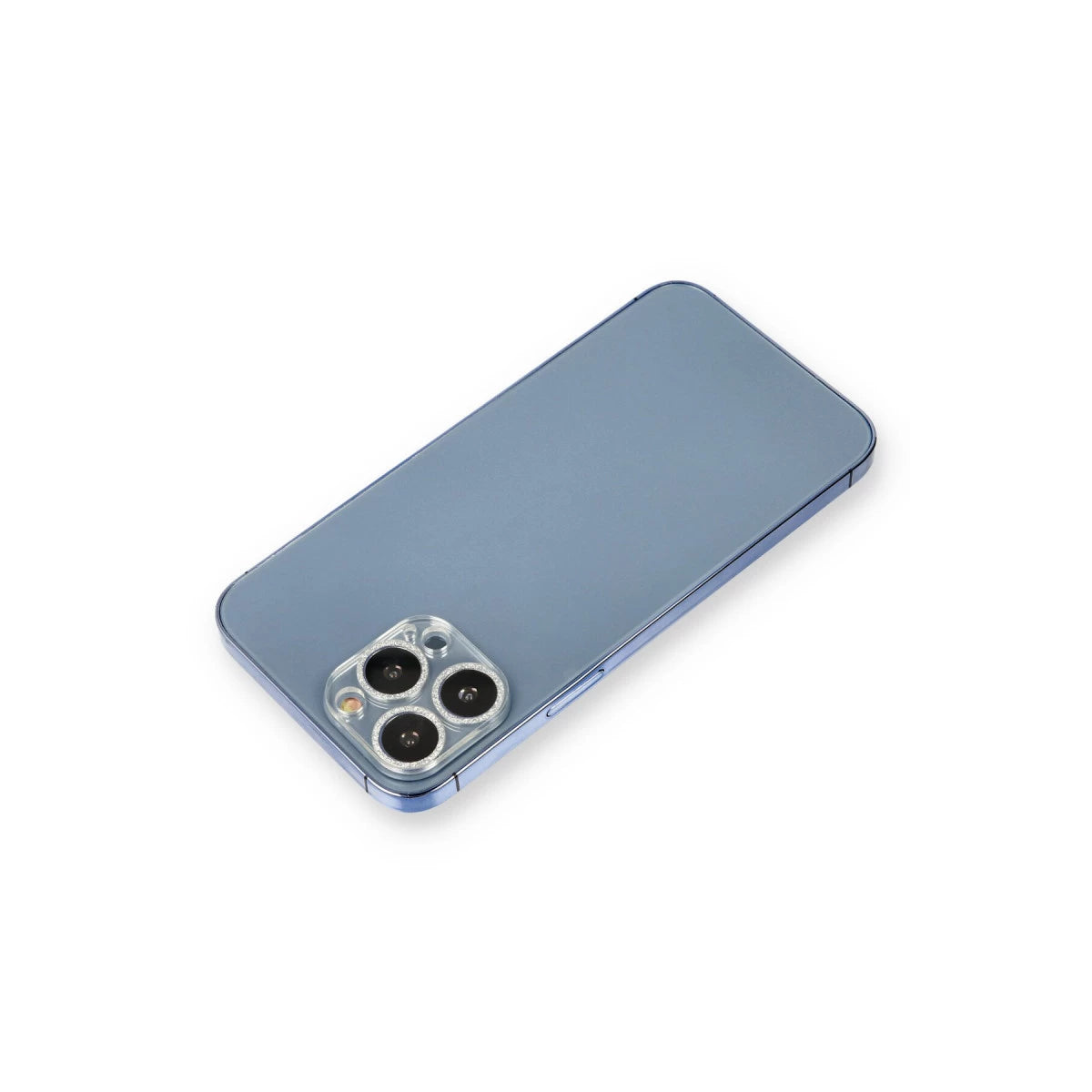 Apple iPhone 12 Pro Shine Kamera Lens Koruma Cam - Gümüş