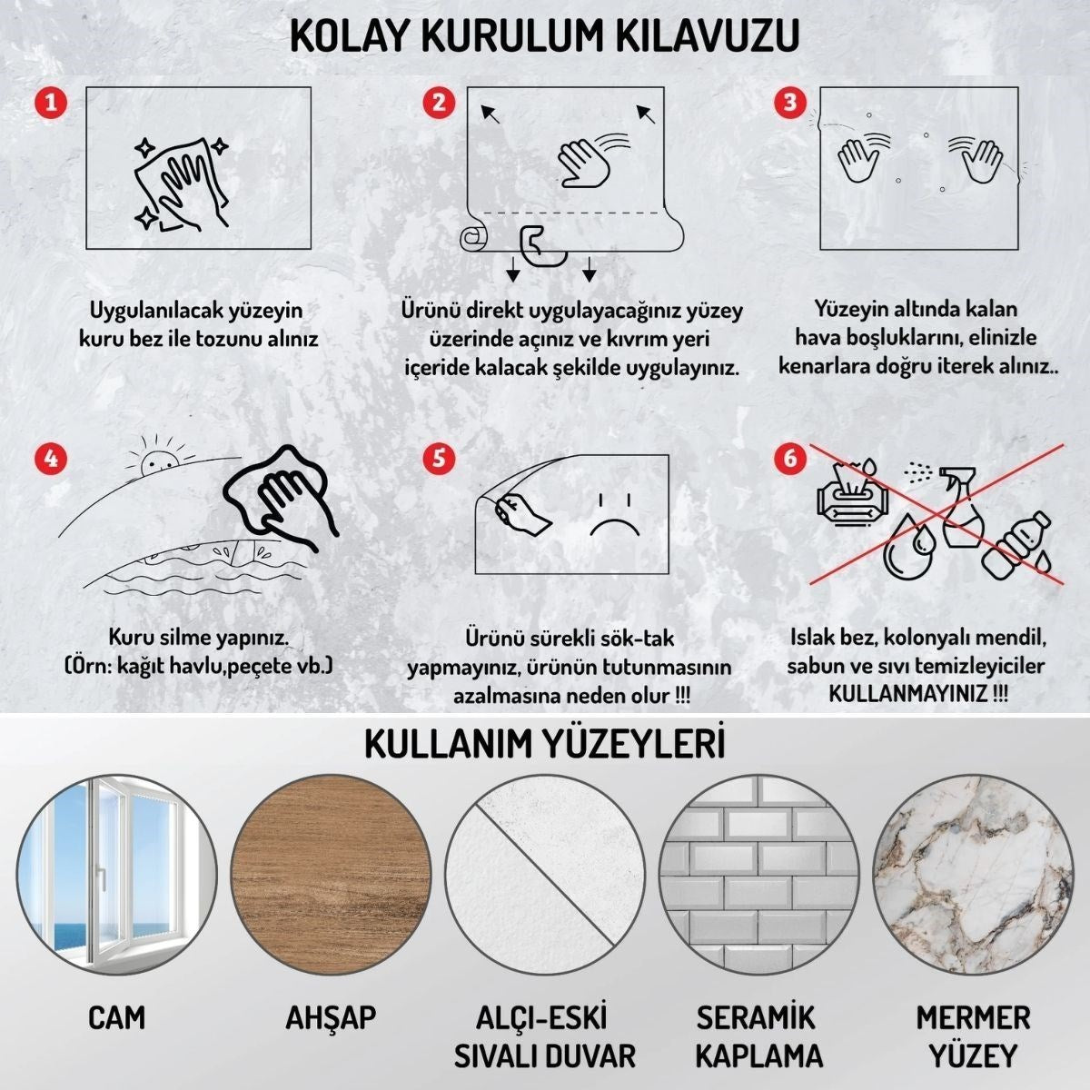 70x70cm Statik İz Bırakmaz Kağıt Renkli Çarpım Tablosu (5643)