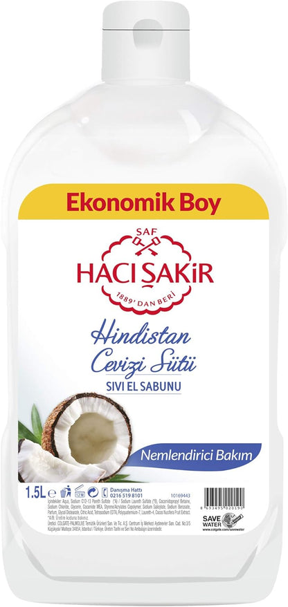 Hindistan Cevizi Sütü Sıvı El Sabunu, 1500 ml