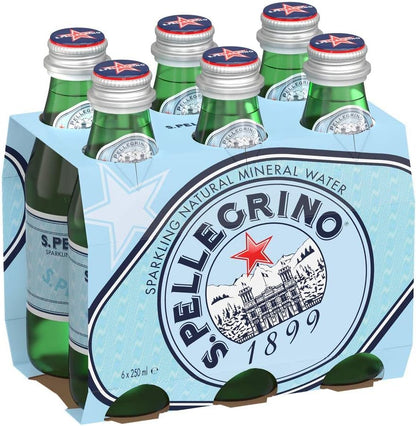 San Pellegrino Doğal Mineralli Su Cam Şişe 6x250 ml
