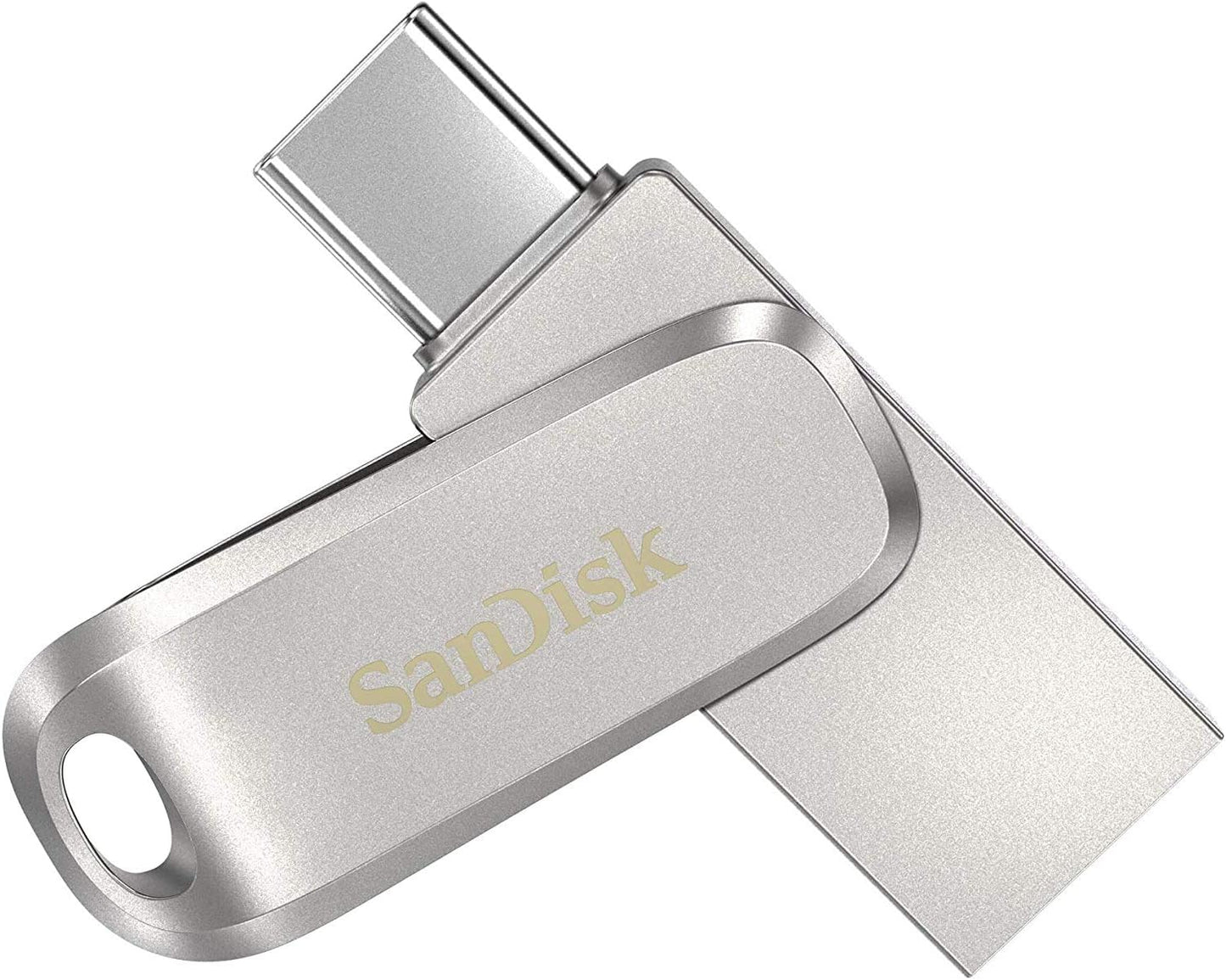 Ultra Dual Drive Luxe USB Type-C Sürücü Akıllı Telefon Bellek 128 GB (Mobil Bellek, USB 3.2 Gen 1, Döner Tasarım, 400 MB/s Okuma, USB Sürücü, Otomatik Yedekleme)