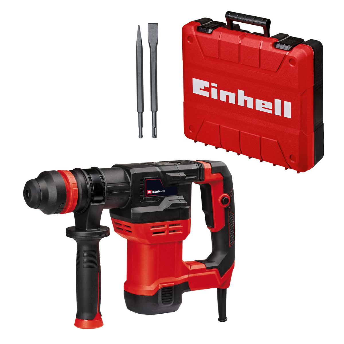 Einhell Kırıcı TE-DH 5 (5 J, SDS-plus Mandren, Titreşim Azaltıcı Sap, Esnek Ayarlanabilir Ek Sap, E-Box Dahil) - 4139135