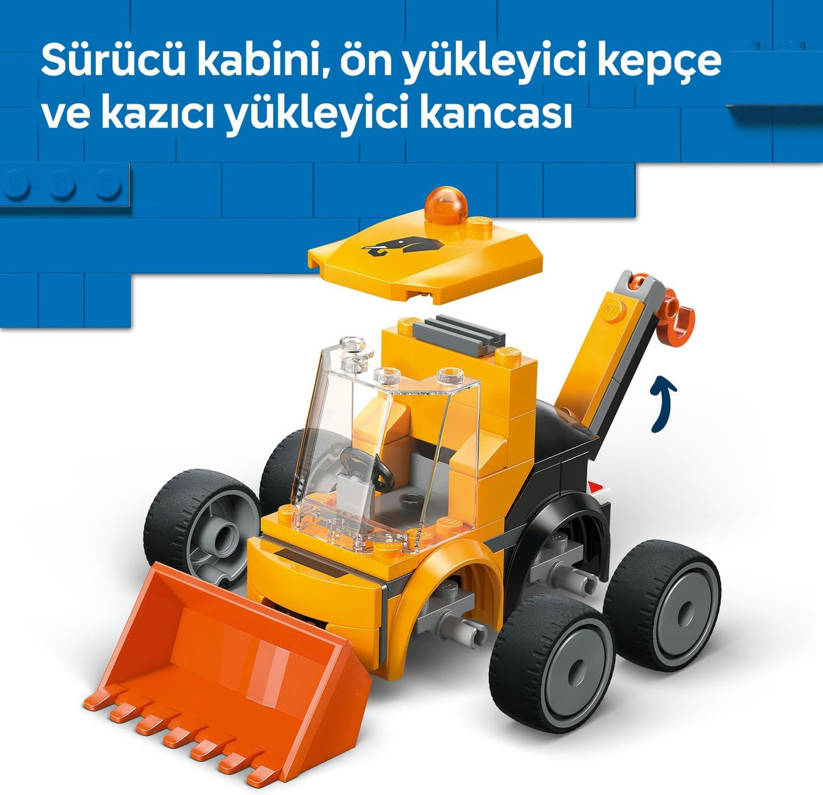 LEGO City Araçlar - İnşaat Yükleyicisi 60483