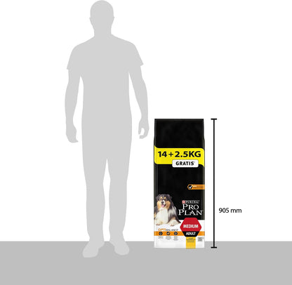 Pro Plan Medium Adult Tavuklu Yetişkin Köpek Maması 16,5 kg