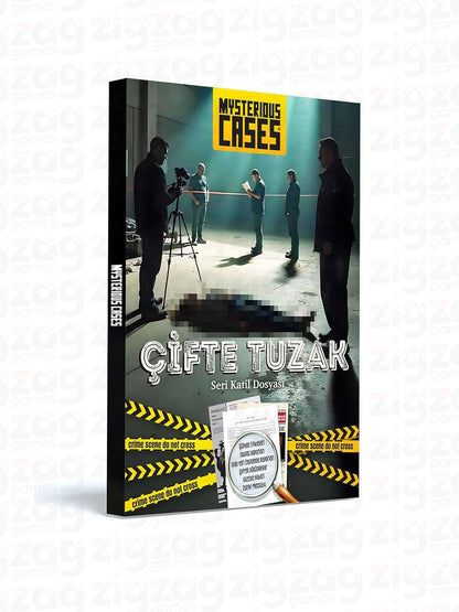 Cases Çifte Tuzak, Seri Katil Dosyası, Dedektif Oyunu, Bulmaca, 16+ Yaş