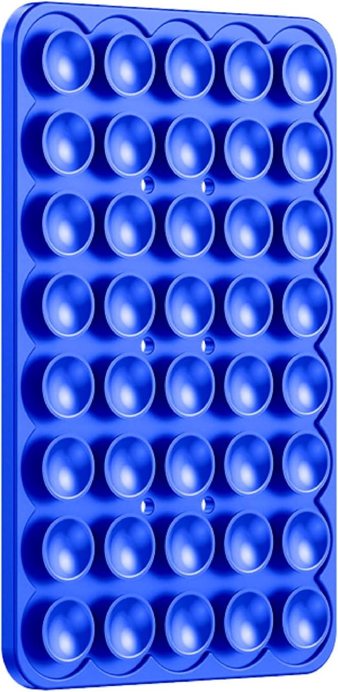 Telefon Arkasına Yapışan Silikon Vantuzlu Telefon Tutucu, Telefon Kılıfı Tutucu, Tüm Cep Telefonu Modellerine Uygun, Araç Telefon Tutucu, Ahtapot, Vakumlu Telefon Tutucu (Lacivert)