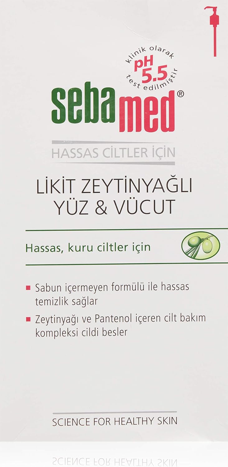 Sebamed Zeytinyağlı Yüz & Vücut Temizleyici Likit 1000 ml 1 Paket (1 x 1000 ml)