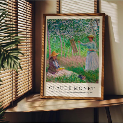 Fark Tanıtım Monet Çerçevesiz Poster, Modern Dekoratif Çerçevesiz Poster, Tablo, Monet-12, 21 x 30