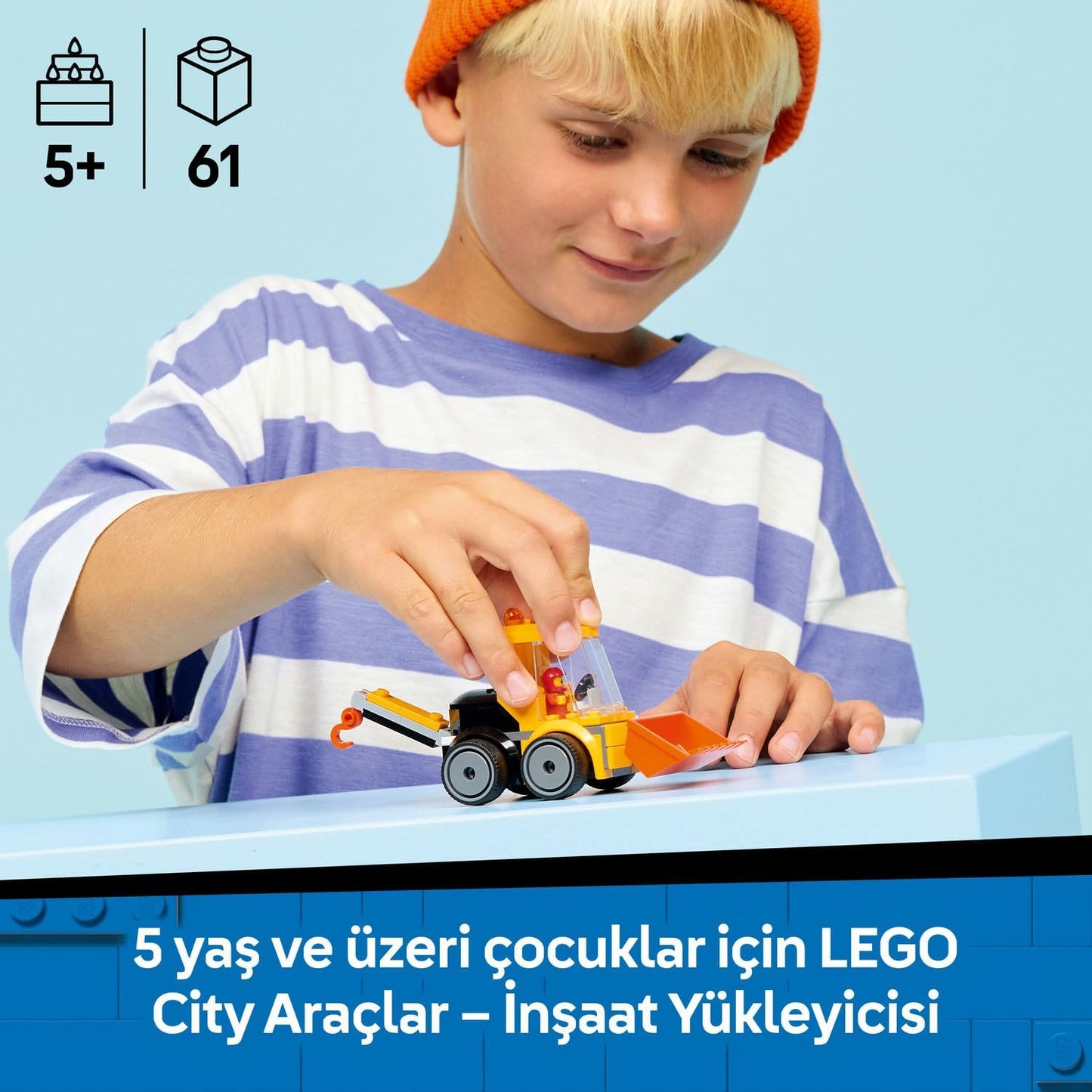 LEGO City Araçlar - İnşaat Yükleyicisi 60483