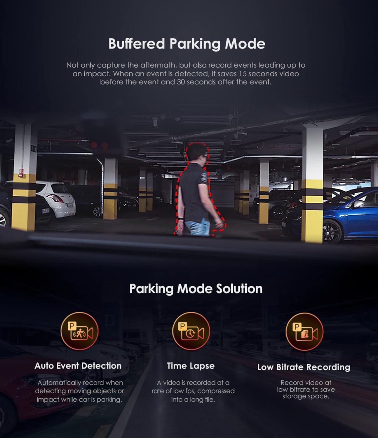 Viofo HK4 A329, A229, T130 ve A119 Mini için Type-C Park Modu Bağlantı Kiti