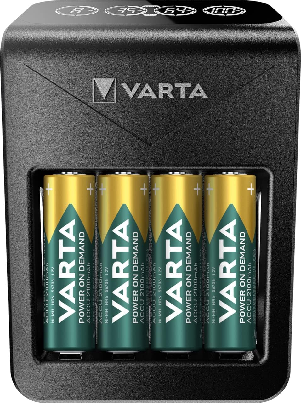 VARTA LCD PLUG CHARGER + 4 Adet 2100 mAh Pil Hediyeli