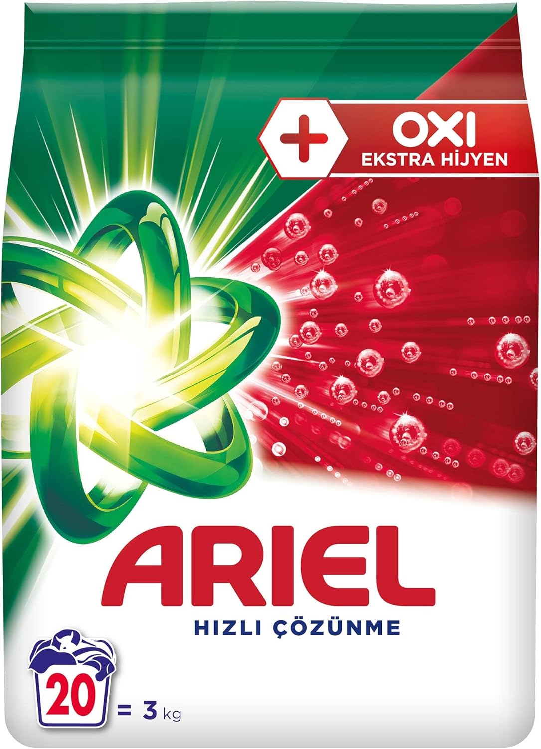 Oxi Extra Hijyen 3 Kg Toz Çamaşır Deterjanı