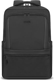 Mack Office Eco MCE-1212 Çevre Dostu 16 inç Su İtici Laptop Sırt Çantası, USB Şarj Portlu Bilgisayar ve Notebook Çantası, Kadın Erkek Bilgisayar İş Çantası, Üniversite Okul Çantası, Siyah