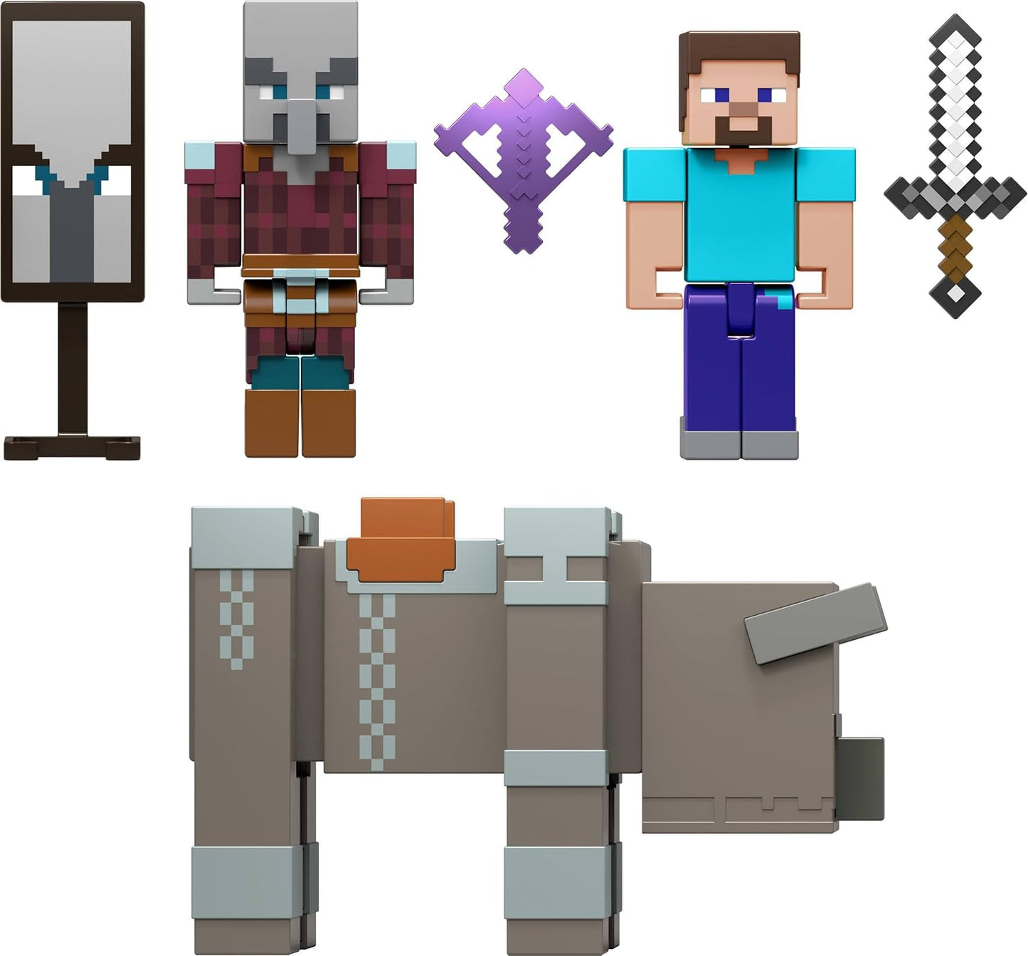 Mattel Minecraft Köy Baskını Oyun Seti JJT18