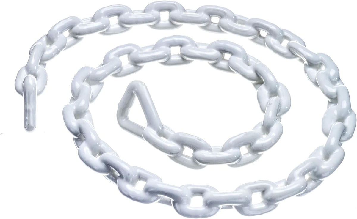 Seachoice Tekne Çapa Zinciri, PVC, Beyaz veya Siyah, Çeşitli Boyutlarda