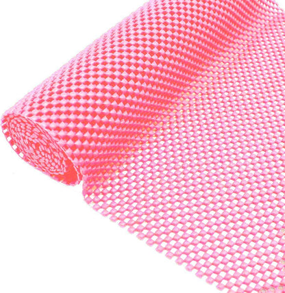 Halı Kaydırmaz Lateks, Kaydırmaz Mat, Halı Ve Kilimler İçin Kaydırmaz Halı Matı (38x92 cm) Farklı Renk Seçenekleriyle (Açık Pembe)