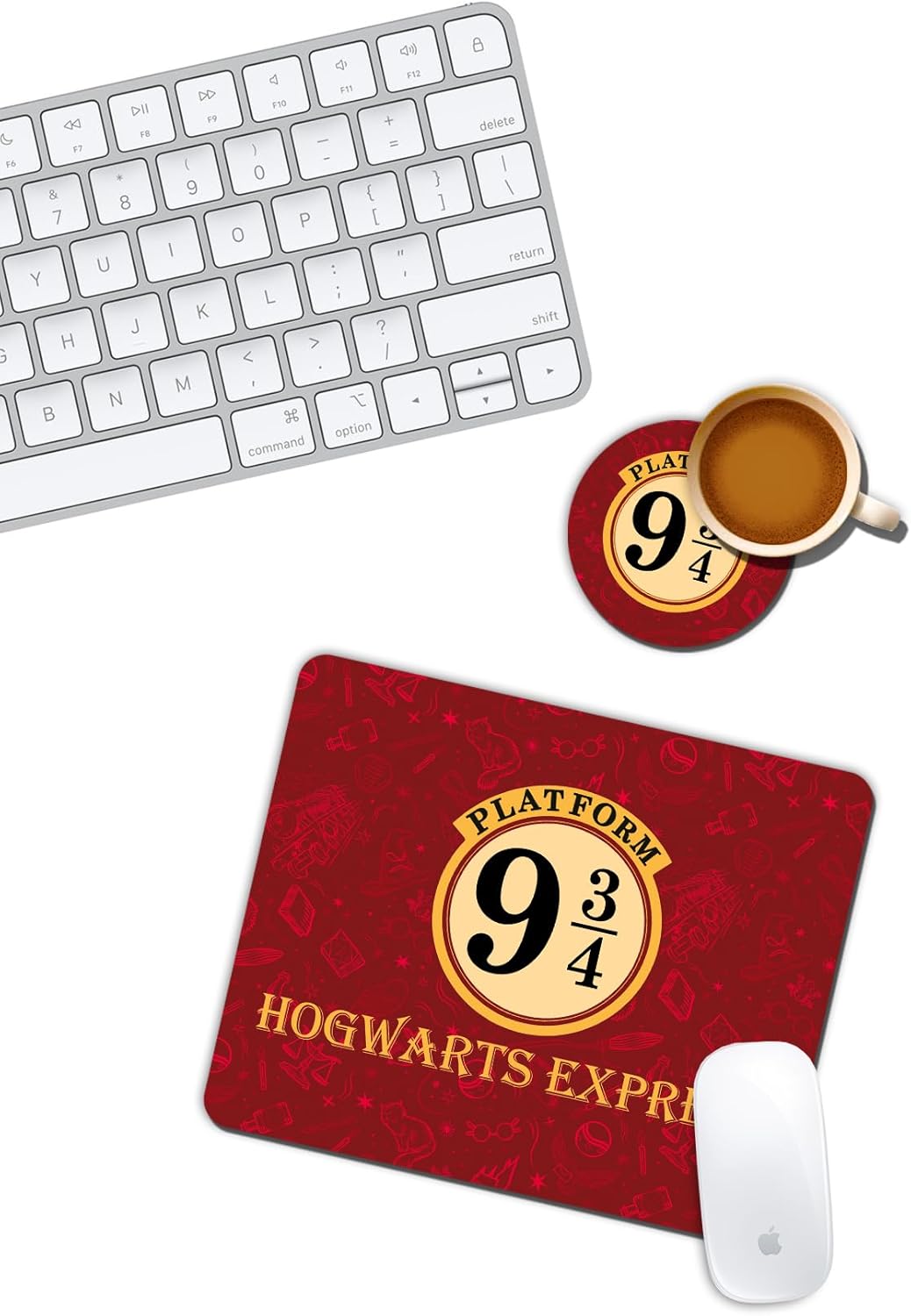 Harry Potter Hogwarts Mouse Pad ve Bardak Altlığı Set
