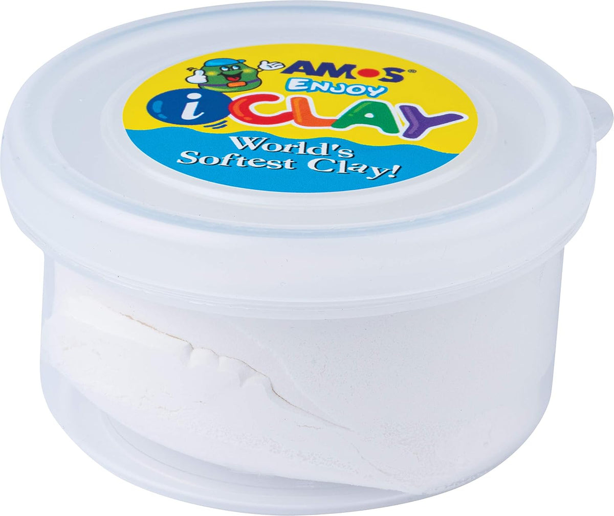 Amos Ic30P6 Proje Hamuru-I Clay 30Gr 6 Li Pet, 6 Renk Karışık, 30 Gram