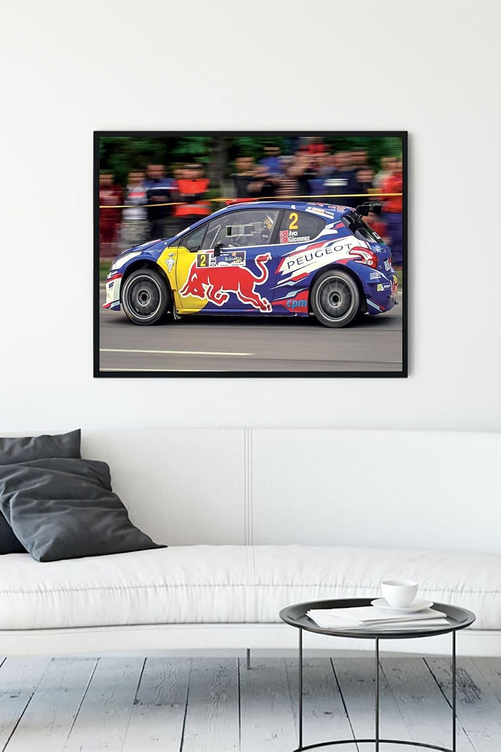 Postermanya (pster13918) Yarış Arabası Çerçeveli Tablo 4 (50x70cm)