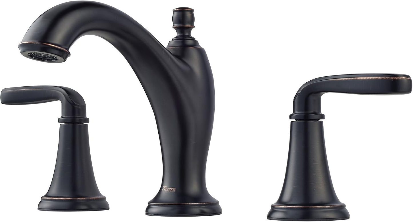 Pfister LG49MG0Y LG49-MG0Y Northcott 20,32 cm Geniş Banyo Musluğu, Toskana Bronz, 2 Kol