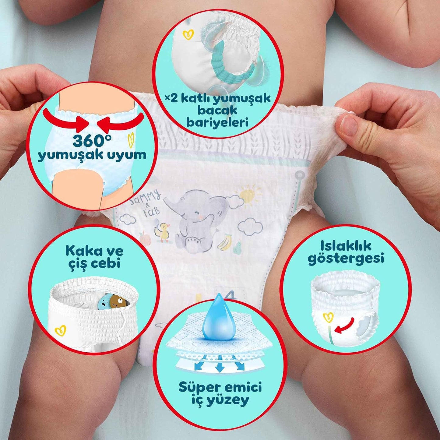 Prima Külot Bebek Bezi Premium Care 5 Numara 34'lü 11-17 kg