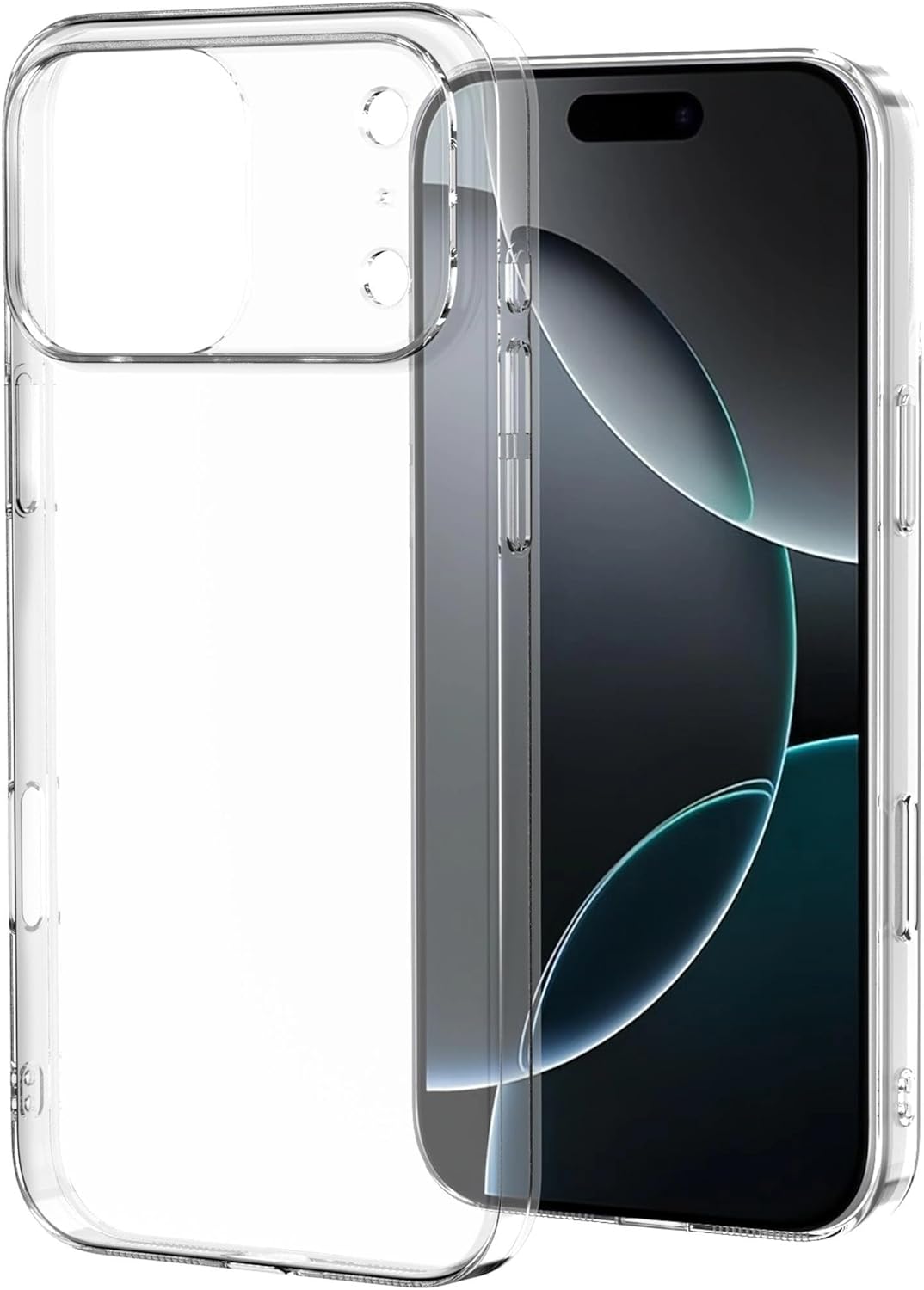 Galaxy S24 Uyumlu Sert Kapak Kılıf Şeffaf