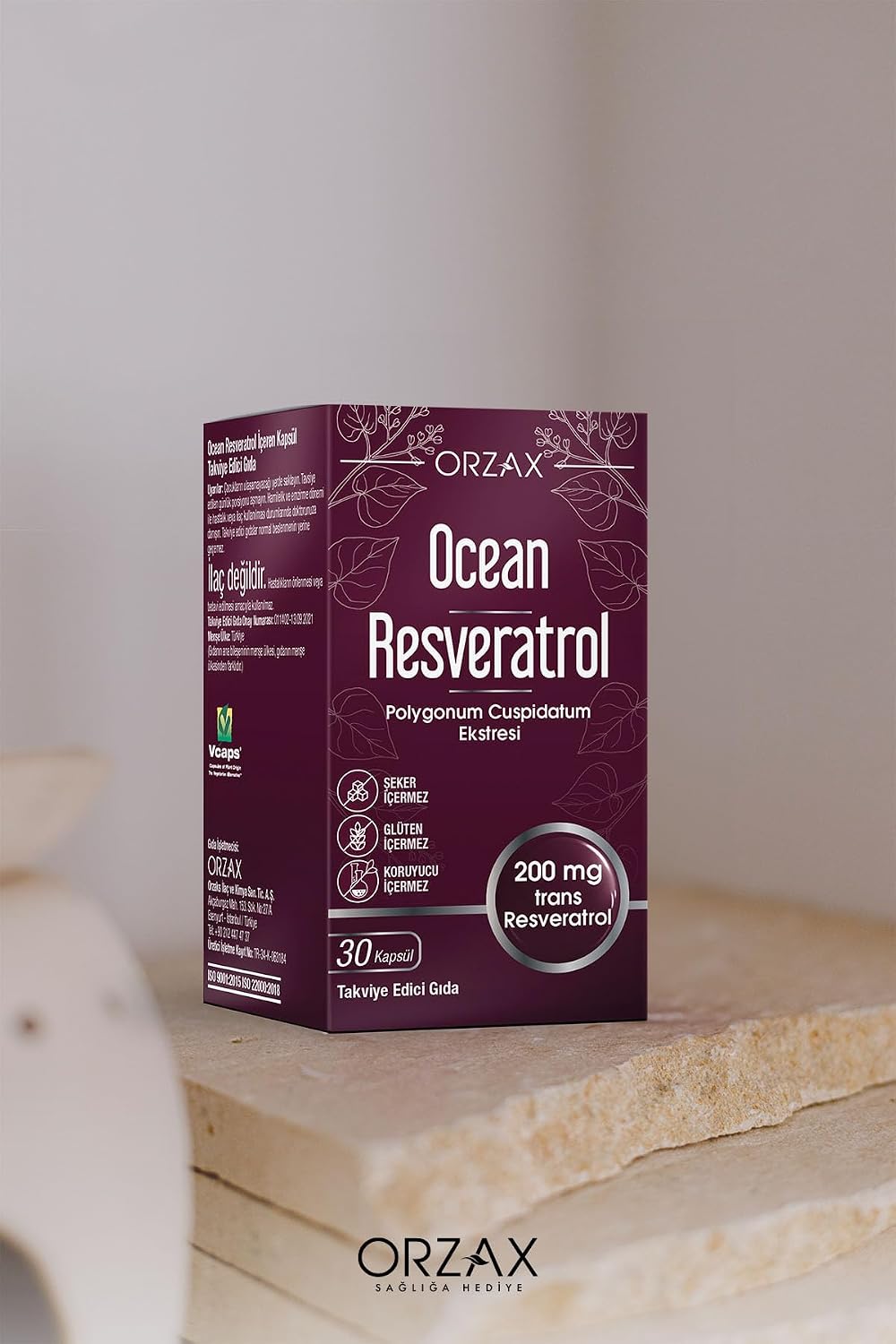 Orzax Ocean Resveratrol 200 Mg 30 Kapsül