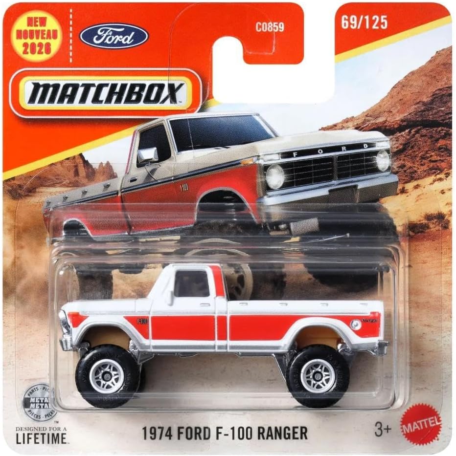 C0859 1:64 Tekli Arabalar 1974 FORD F-100 RANGER JHN62