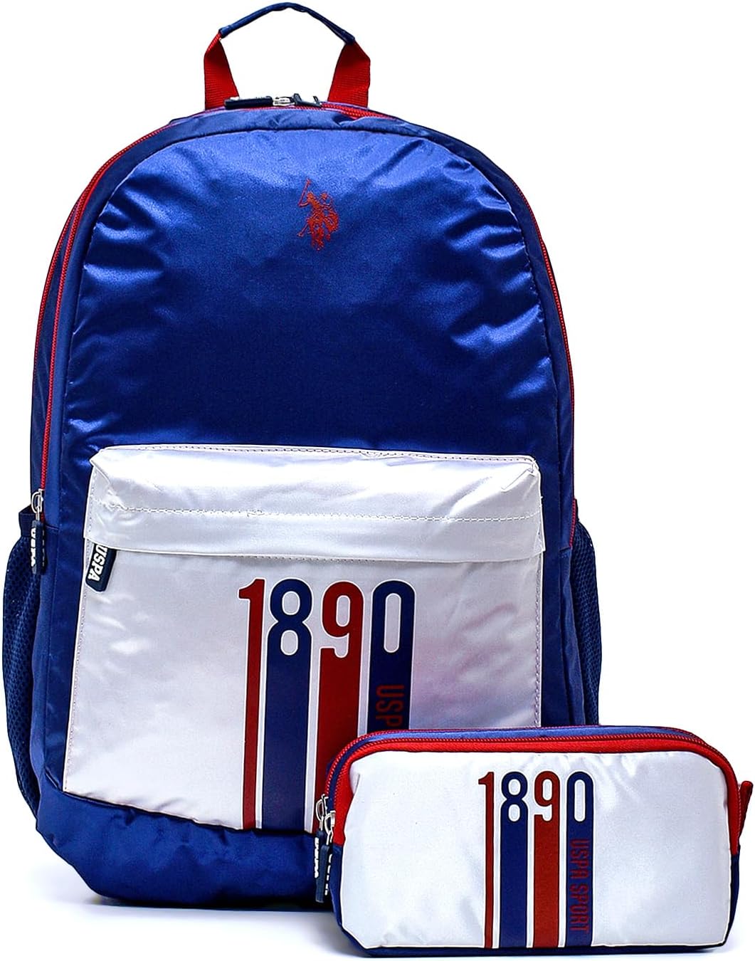 U.S. POLO ASSN. U.S. Polo. Assn. Erkek Çocuk Okul Çanta Seti Plset2425,Lacivert Tek Ebat