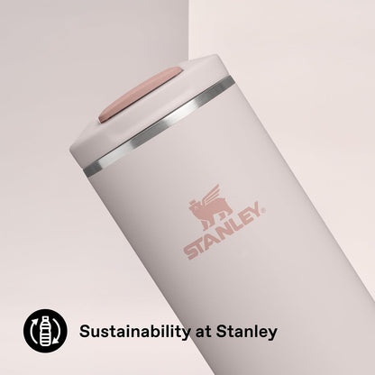 STANLEY The Transit FlipTop Mug Termos 0.60 Litre - Pembe Kuvars (Rose Quartz) | Paslanmaz Çelik