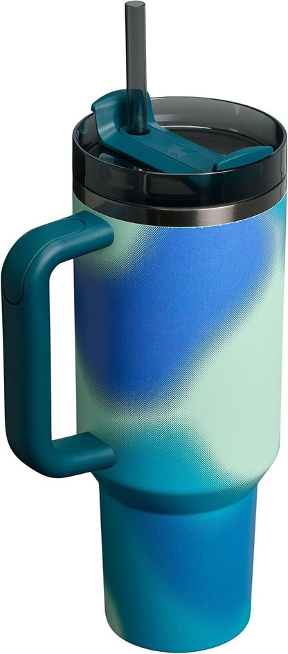 STANLEY Quencher H2.0 FlowState Pipetli Termos Bardak 1.18 Litre - Coastal Teal | Paslanmaz Çelik
