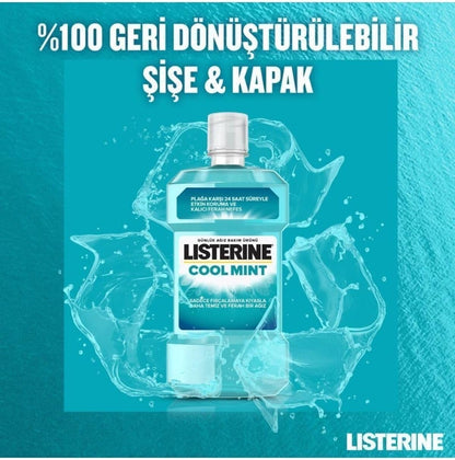 Listerine Cool Mint Ağız Bakım Suyu 500 Ml + 250 Ml