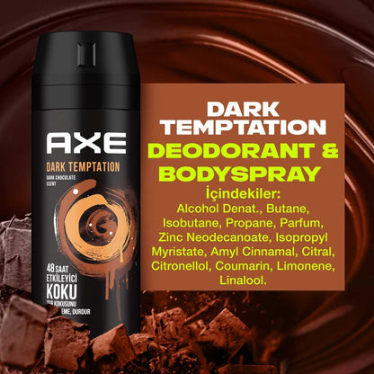 AXE Erkek Deodorant Sprey Dark Temptation 150 ml