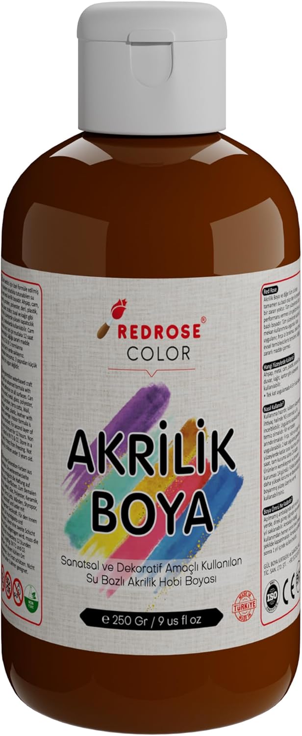 Kahverengi Akrilik Boya 250gr