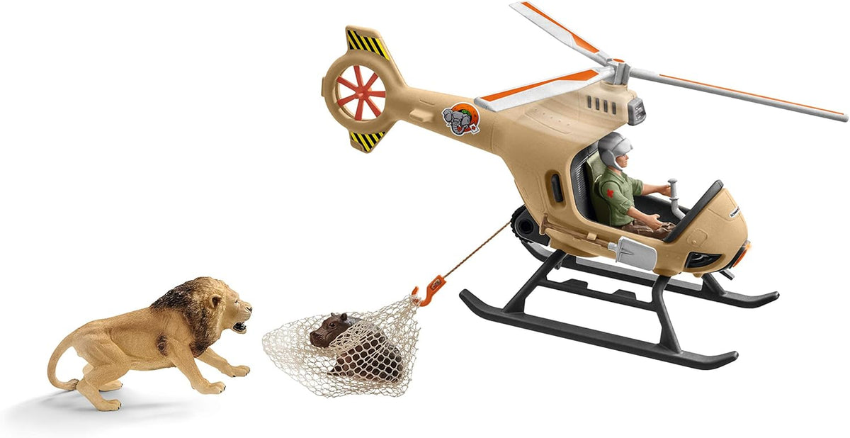 42476 Kurtarma Helikopteri Oyuncak Figürü, Çok Renkli