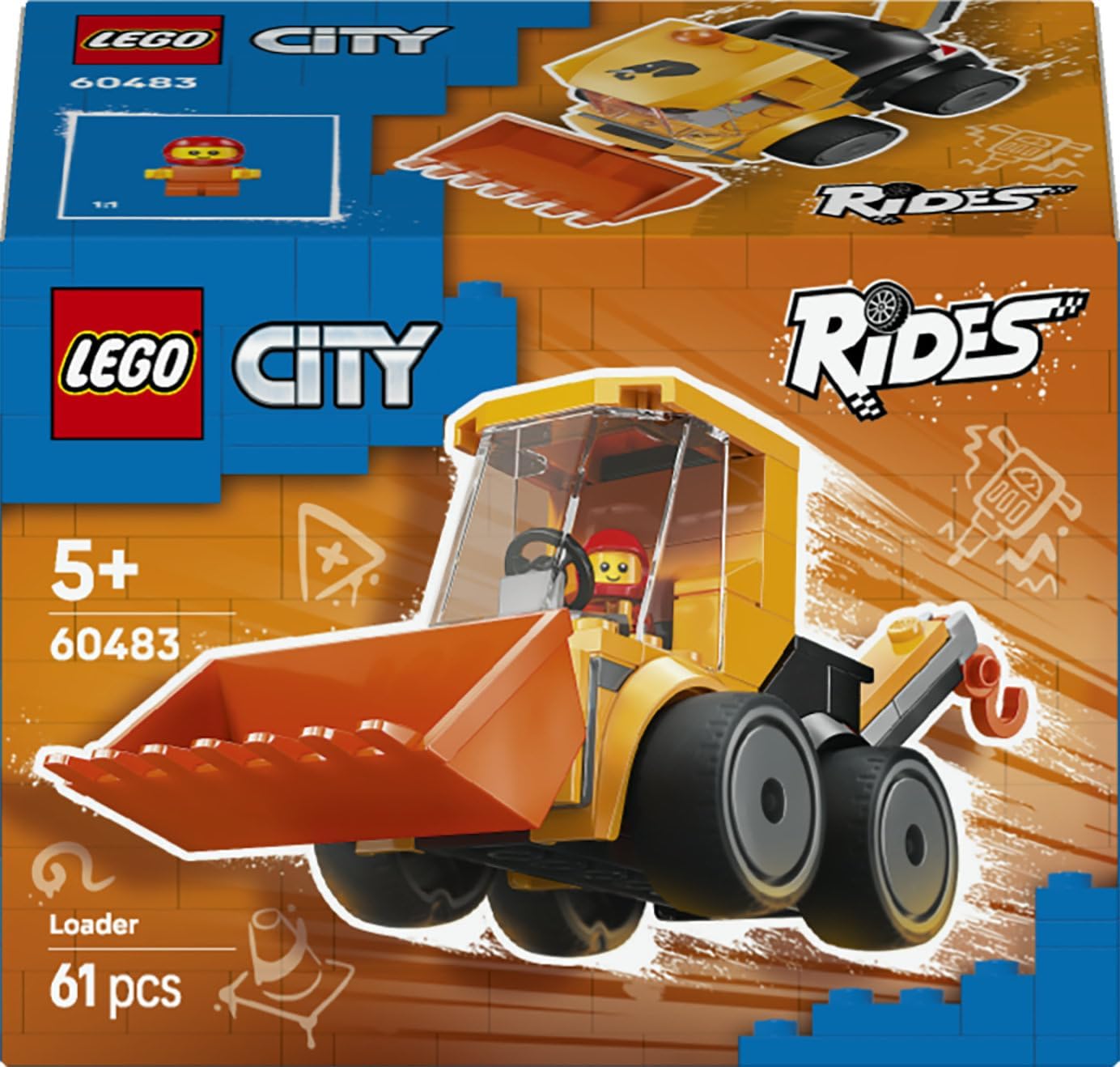 LEGO City Araçlar - İnşaat Yükleyicisi 60483