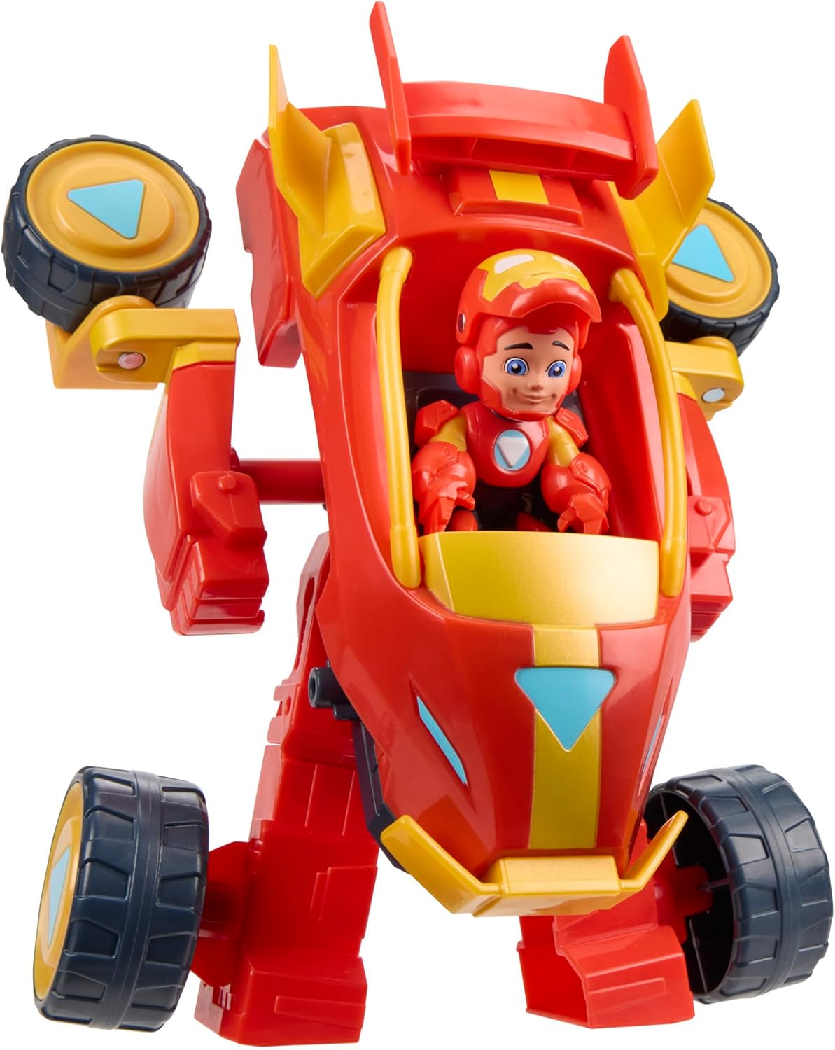 Iron Man ve Muhteşem Arkadaşları 2'si 1 Arada Mekanik Zırh ve Araç, Aksiyon Figürü ve Oyuncak Araç Seti