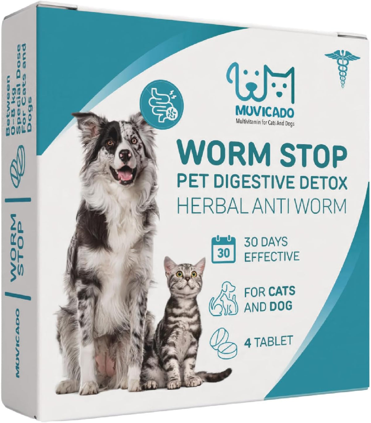 Muvicado Worm Stop Kedi Köpek İç Organizma Tableti