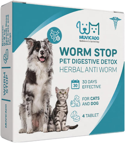 Muvicado Worm Stop Kedi Köpek İç Organizma Tableti