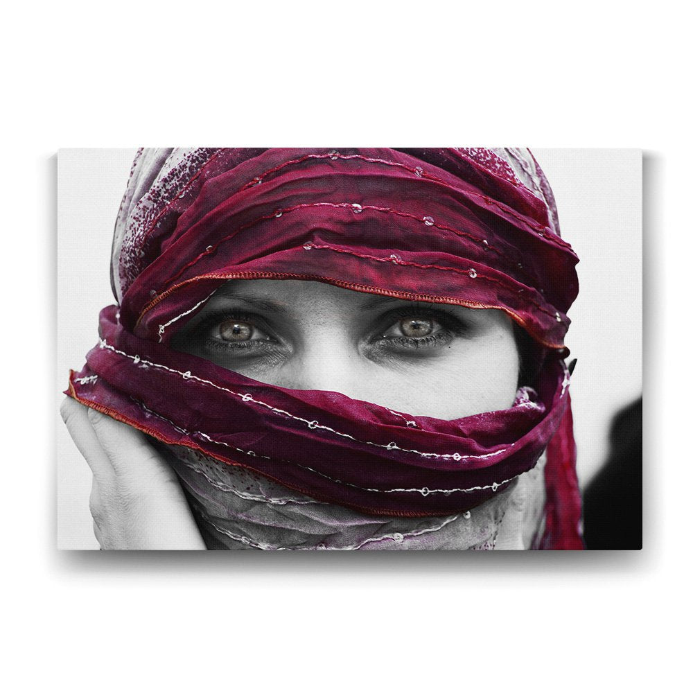 Afgan Kadın Tablosu - 90x60cm