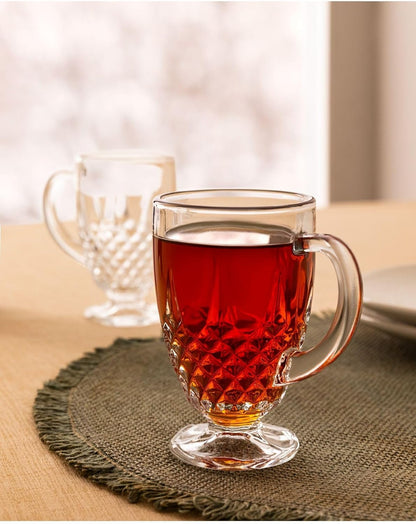 Lasalle 4'lü Çay Fincanı, Şeffaf
