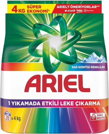 Dağ Esintisi Renklilere Özel 4 kg Hızlı Çözünme Toz Çamaşır Deterjanı